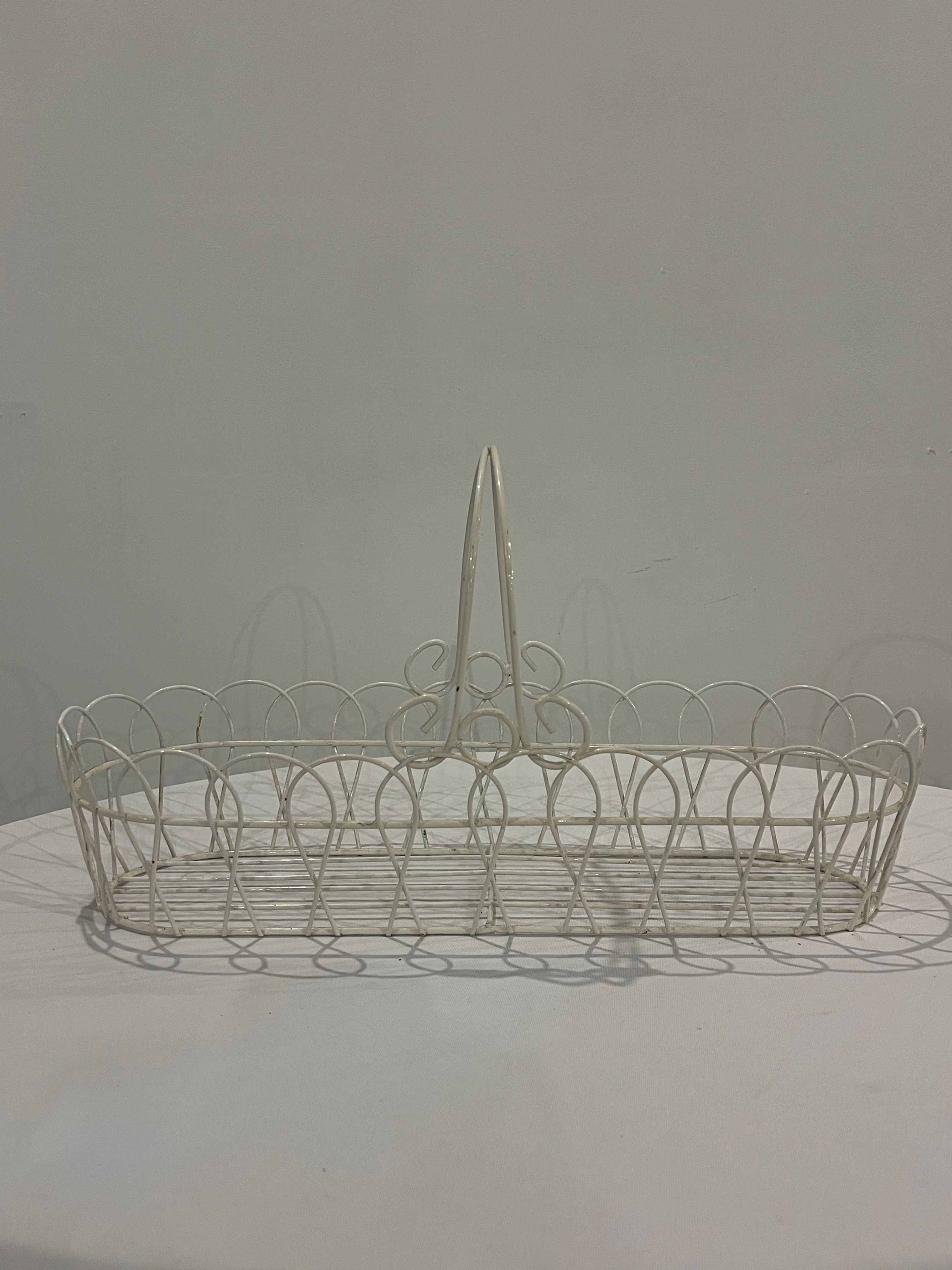 Basket - White Wire