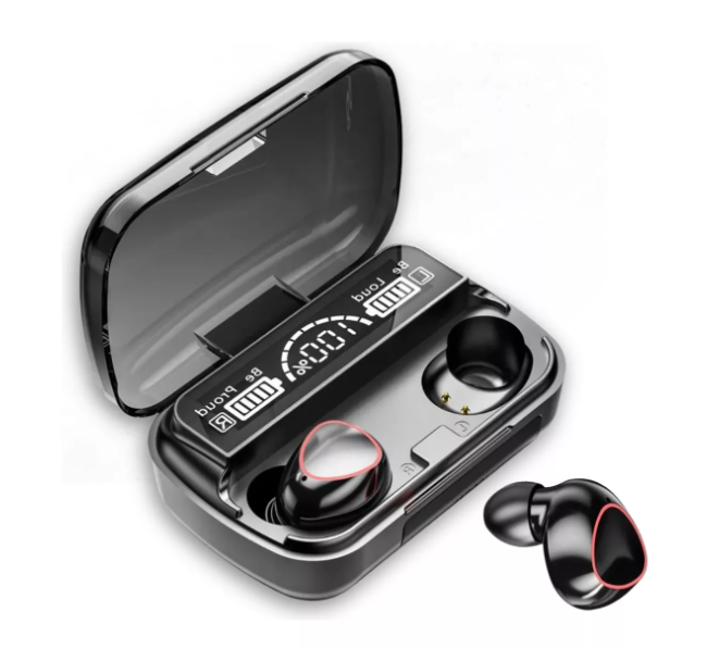Miniatura: Fone de Ouvido Bluetooth TWS M10 F9 c/ Power Bank Tela Digital - Loja Neverdie