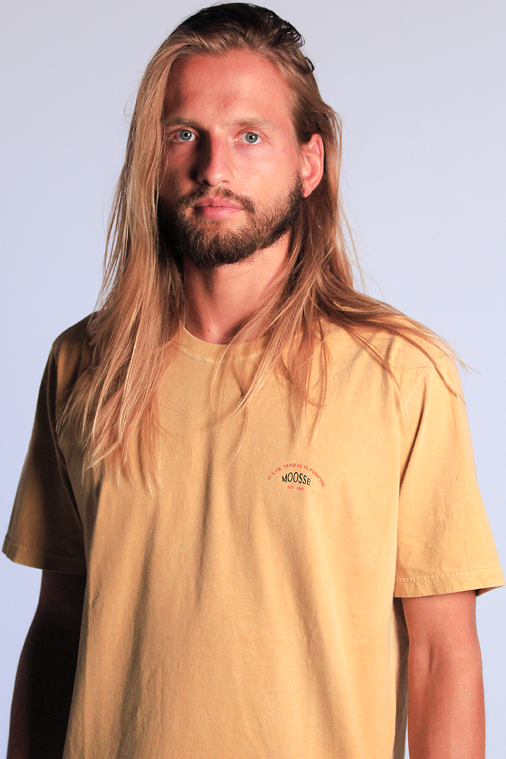 Miniatura: camiseta mostarda estonada