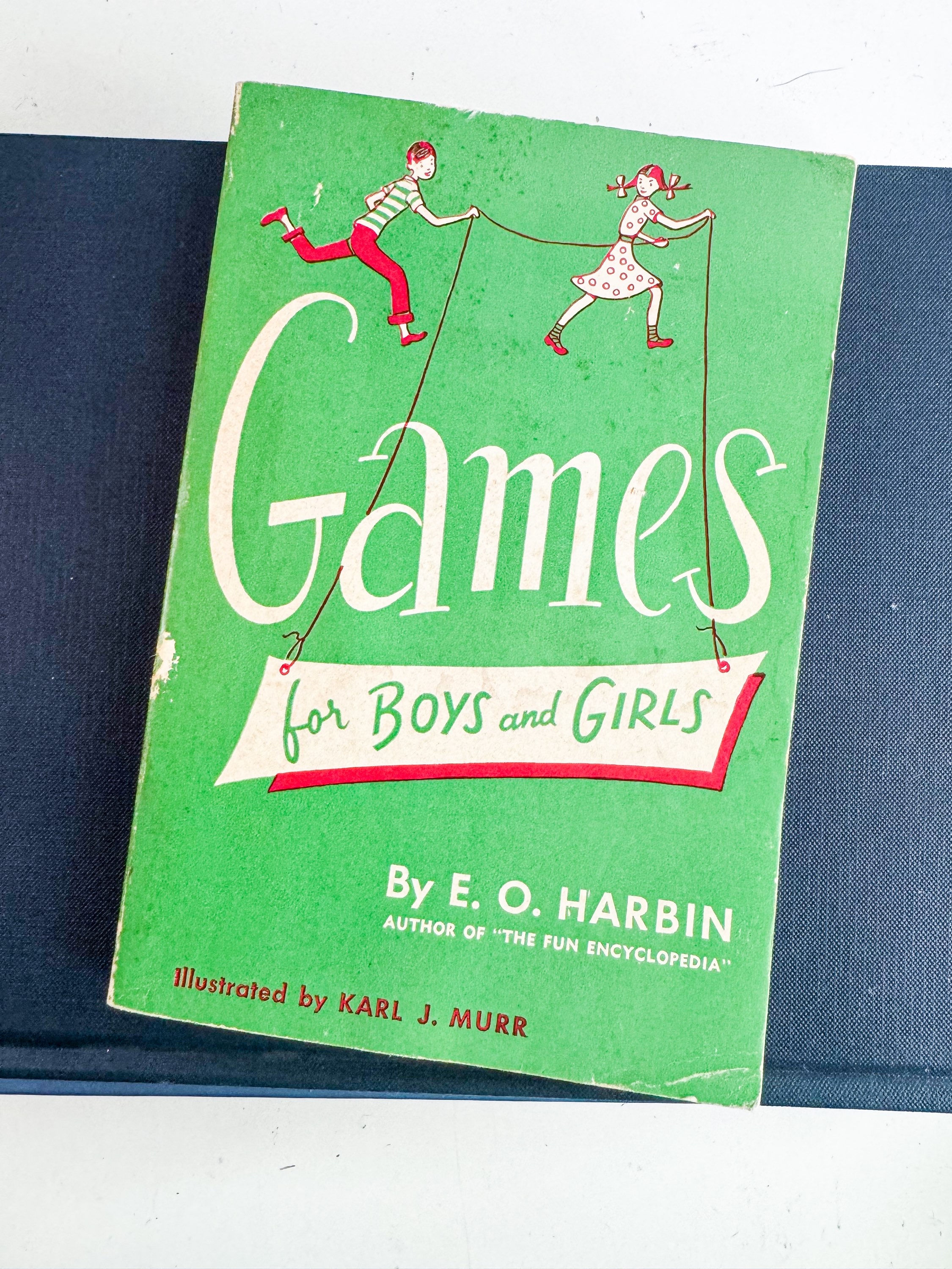 Games for Boys and Girls - vintage book