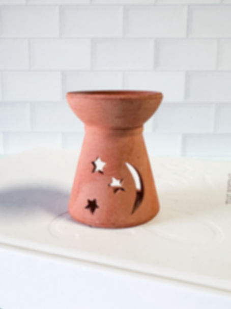 Terracotta celestial wax warmer