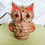 Thumbnail: Vintage hobbyist ceramic owl lamp