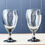 Thumbnail: Pair of smoky gray Libbey goblets