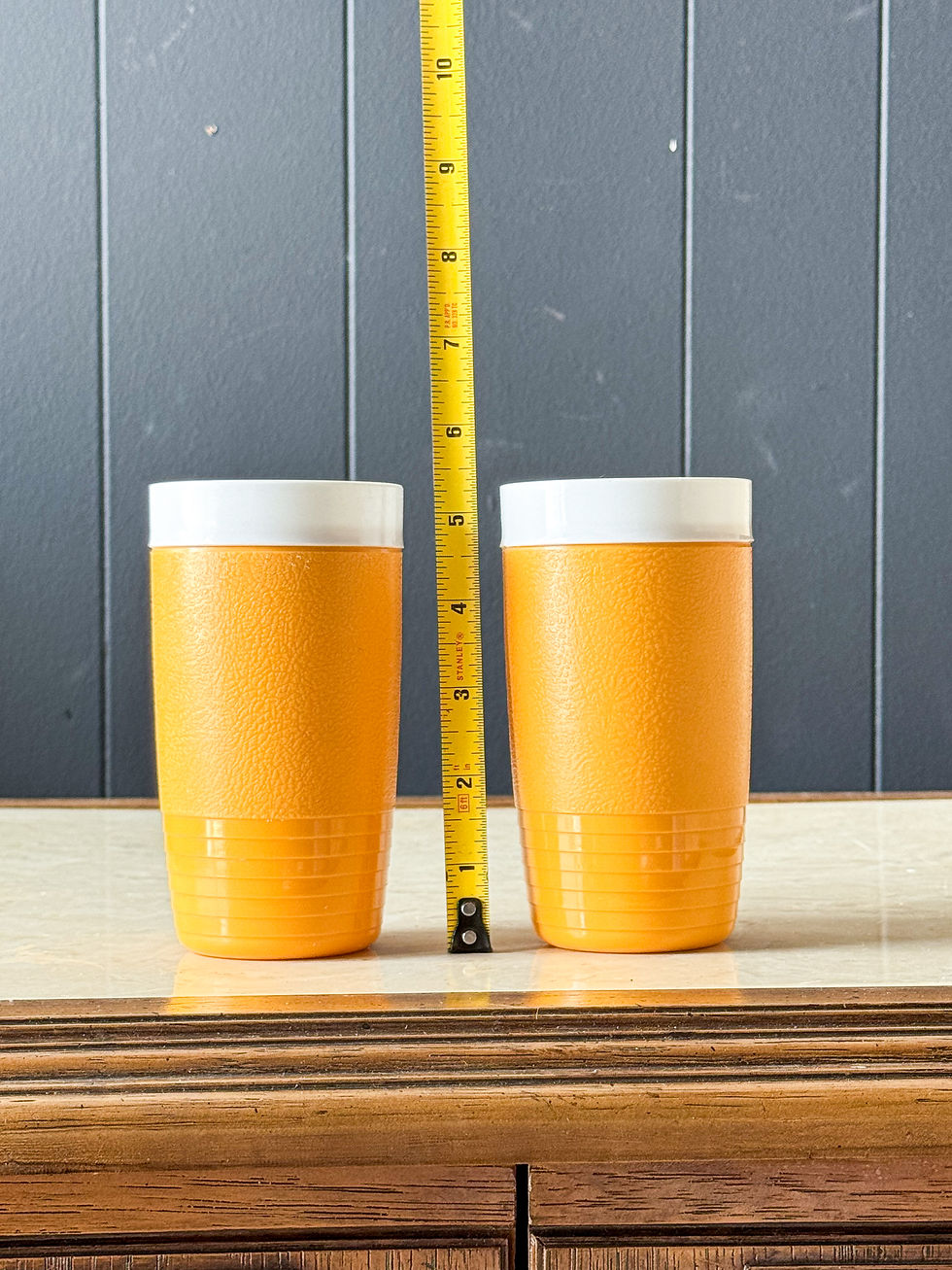 Thumbnail: Vintage Sun Frost Thermoserv Plastic cups 