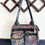 Thumbnail: Black and floral tapestry bag