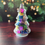 Thumbnail: Glass Christmas tree apothecary jar with presents