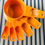 Thumbnail: Tupperware orange measuring cups set of 6