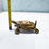 Thumbnail: Vintage brass turtle trinket box