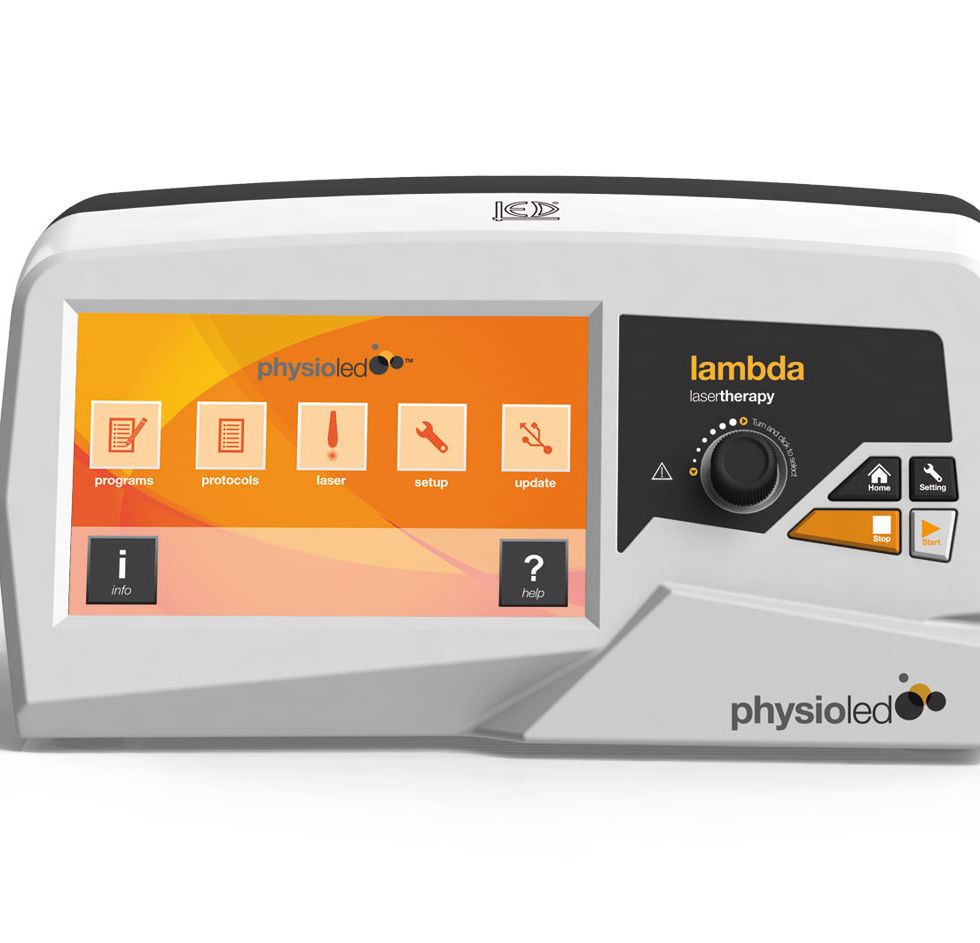 Physioled Lambda monodiodic LMB001M 905nm infrared laser therapy unit front view