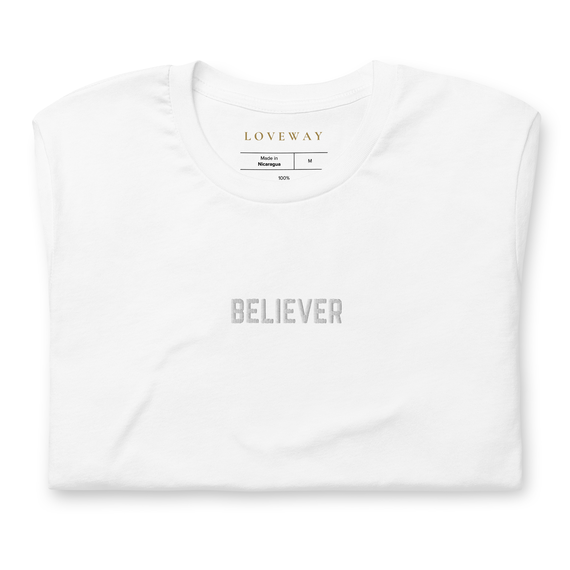 Embroidered BELIEVER