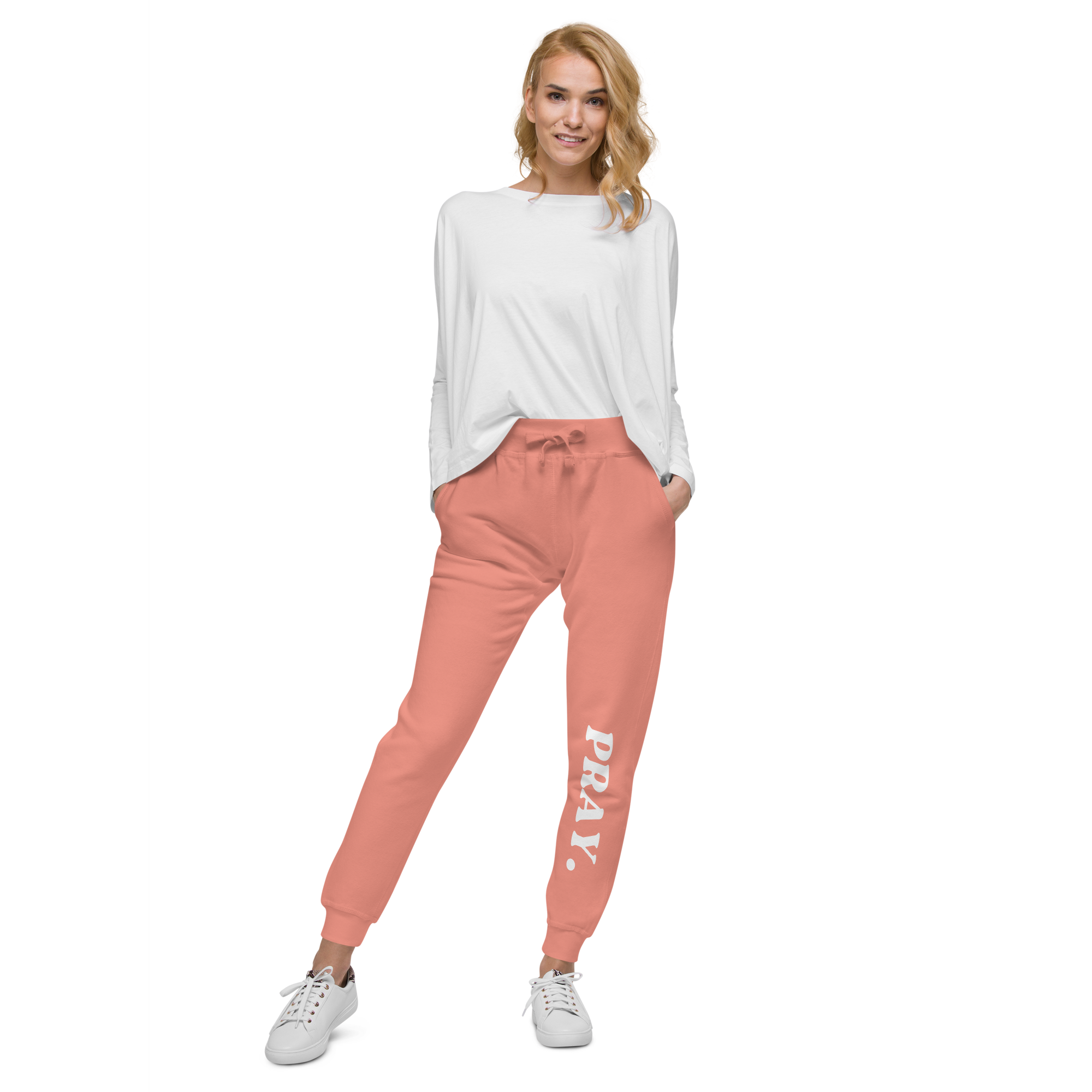 PRAY. fleece sweatpants