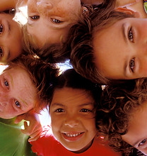 Happy Kids Huddle