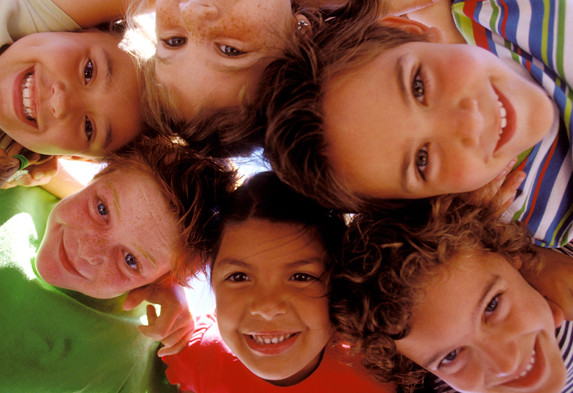 Happy Kids Huddle