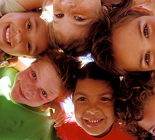 Happy Kids Huddle