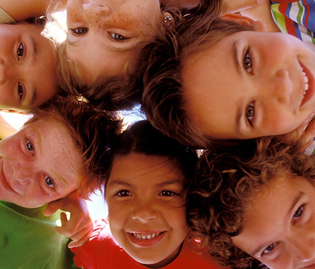Happy Kids Huddle