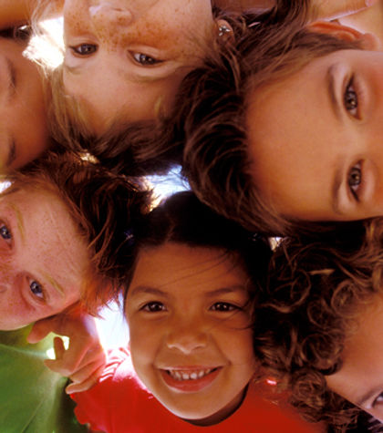 Happy Kids Huddle