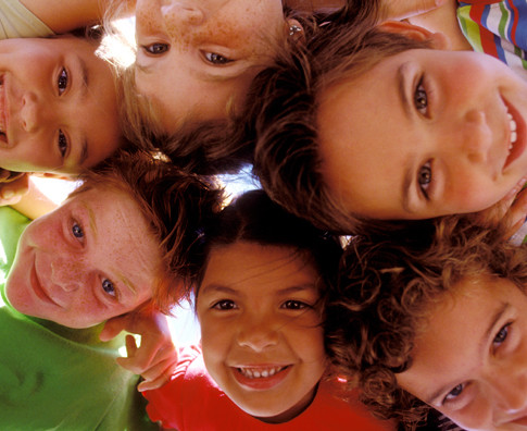 Happy Kids Huddle