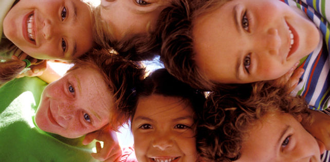 Happy Kids Huddle