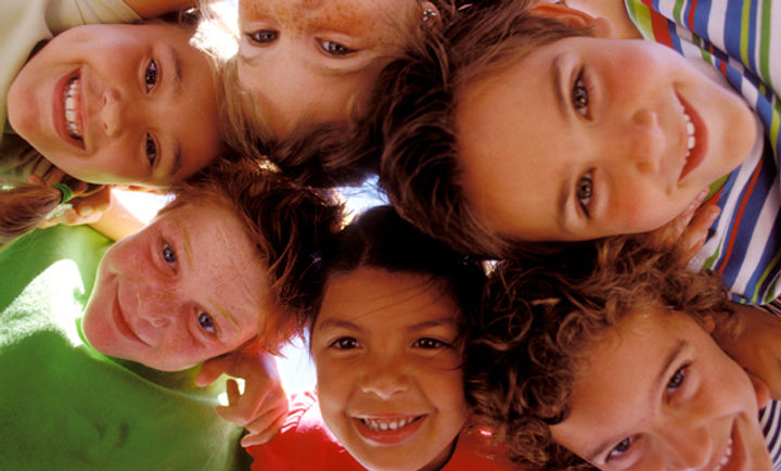Happy Kids Huddle