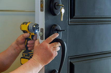 house exterior door with the inside inte
