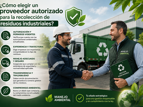 Proveedor autorizado de recolección de residuos Industriales
