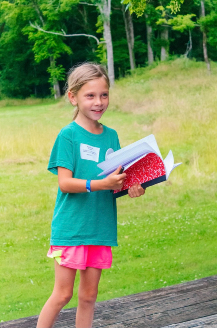 Day Camp kids at Amy Grant's Farm in Tennessee