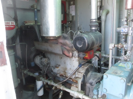 Hercules Compressor Cat/Frick Screw Compressor Package, Hercules 60HP Engine | Stellar Oil ...