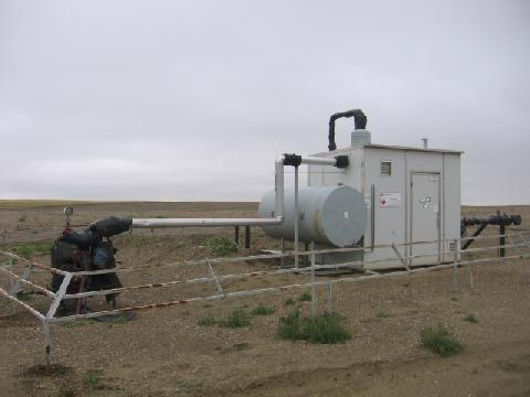 16" x 7'6", Sweet Service, 3 Phase, Vertical Separator Skidded & Housed