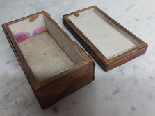 Leather Bound Storage Box-Before