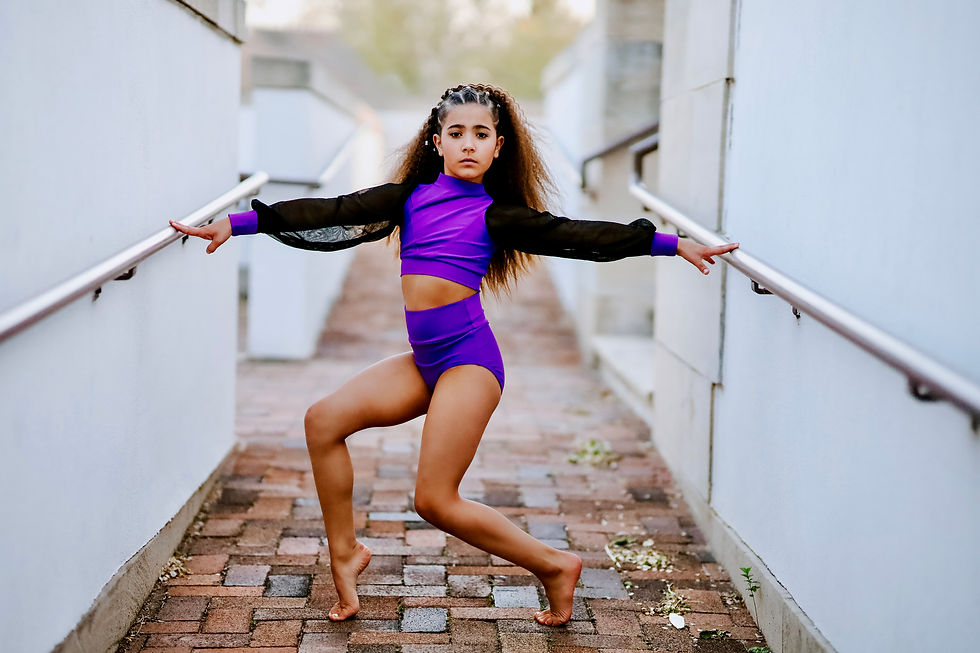 Purple and Black