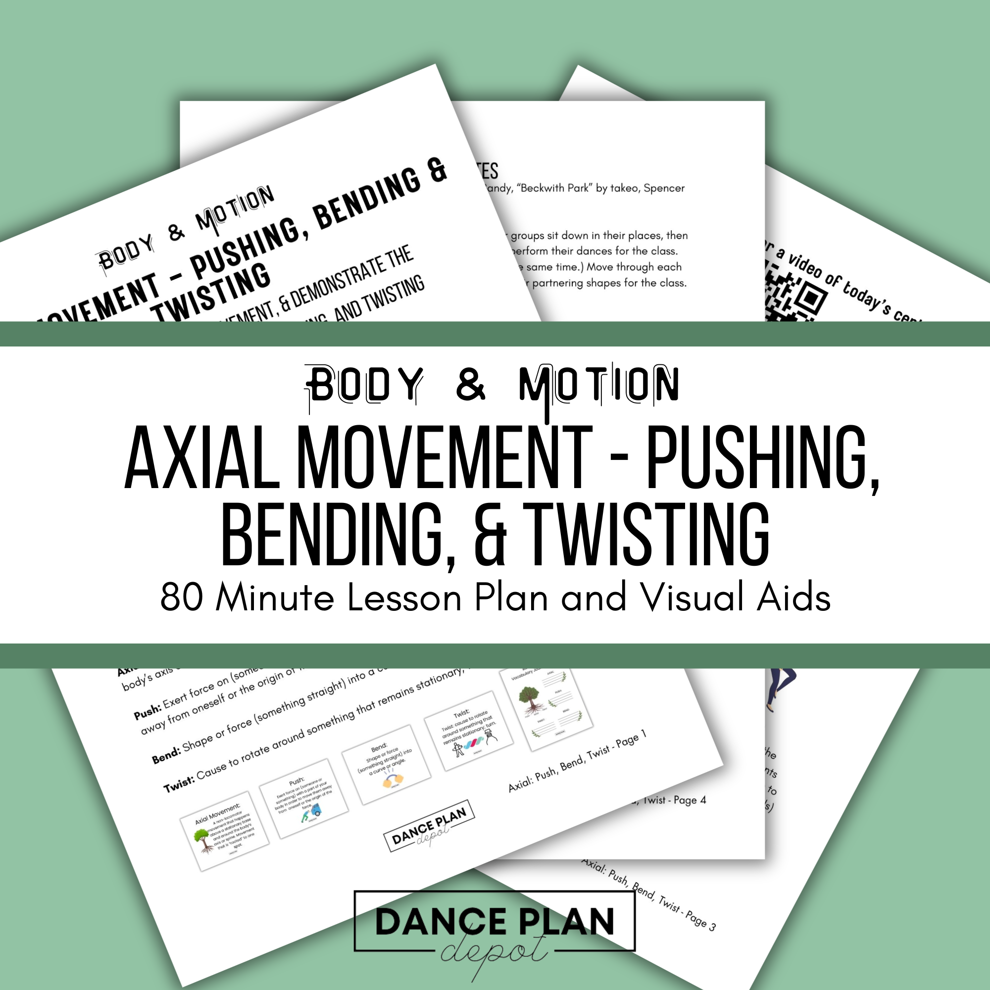 Axial Movement - Pushing, Bending, and Twisting Dance Class