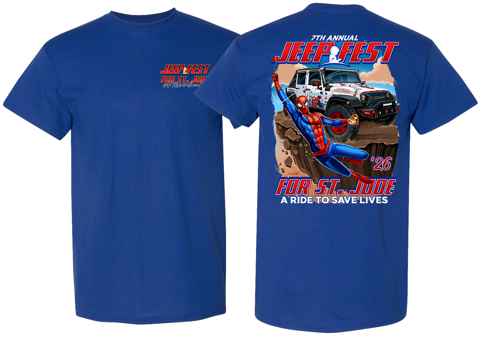 2026 Jeep Fest for St Jude Event T-Shirt