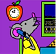 Meece Mouse On The Phone.png