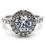 Thumbnail: Halo Diamond Engagement Ring Mounting