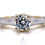 Thumbnail: Two-Tone Rope Accent Solitaire Engagement Ring Mounting