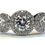Thumbnail: Three-Stone Halo Engagement Ring Mounting
