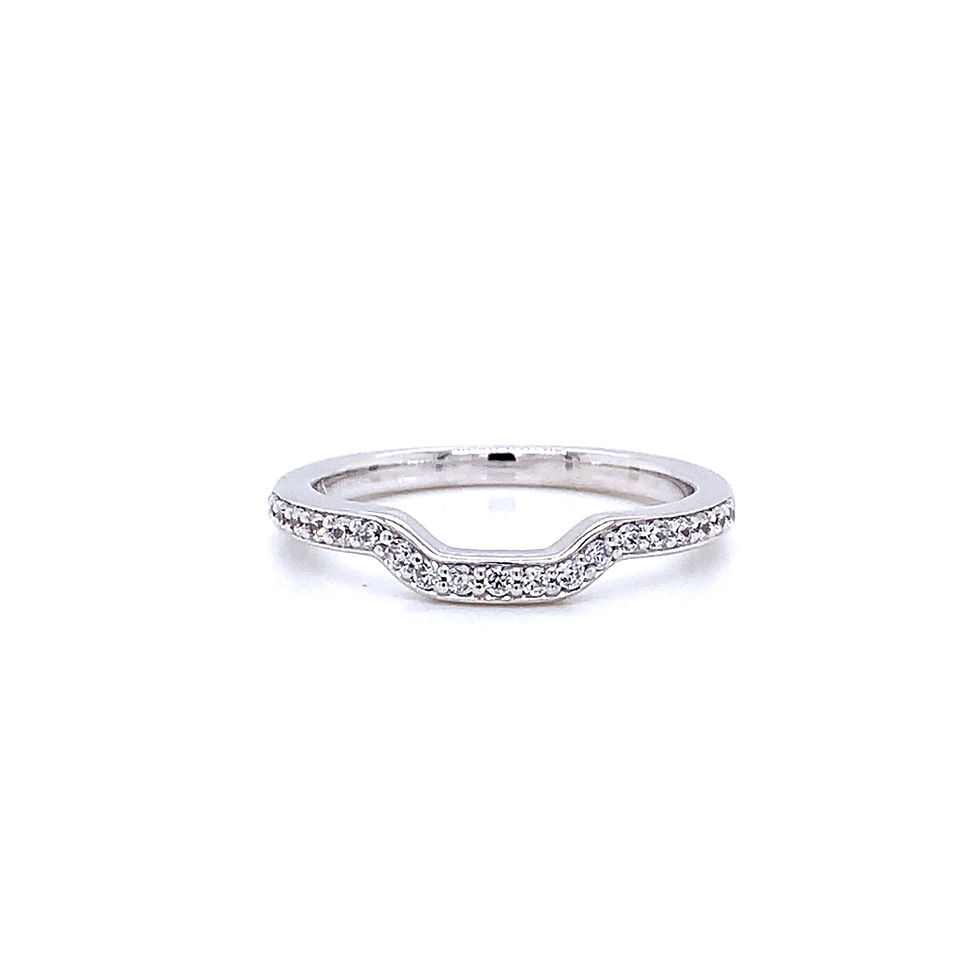 Thumbnail: Fitted Diamond Wedding Ring