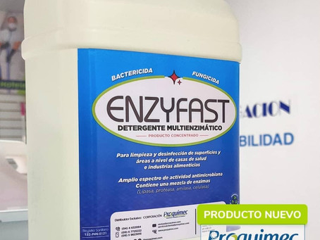 Detergente enzimático ENZYFAST de Proquimec