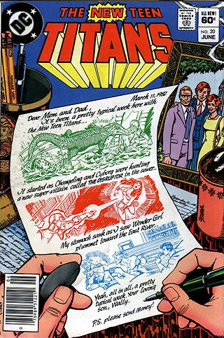 TEEN TITANS 20 COVER