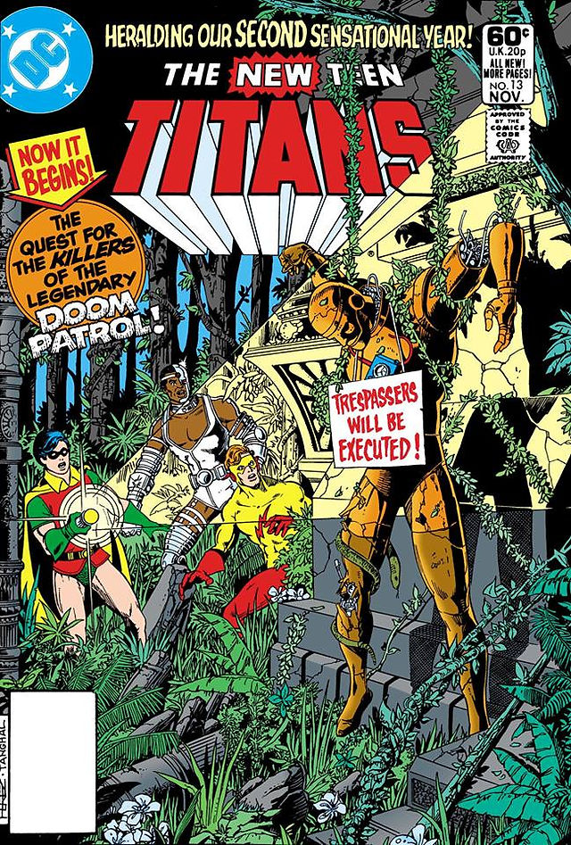 THE NEW TEEN TITANS 13 COVER