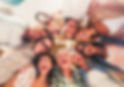 Group of beautiful people in friendship