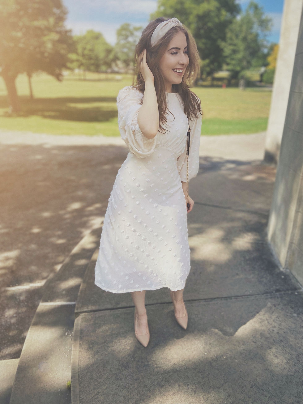 Sara Rozalina Cream Dress