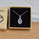 Thumbnail: White seaglass necklace - backless