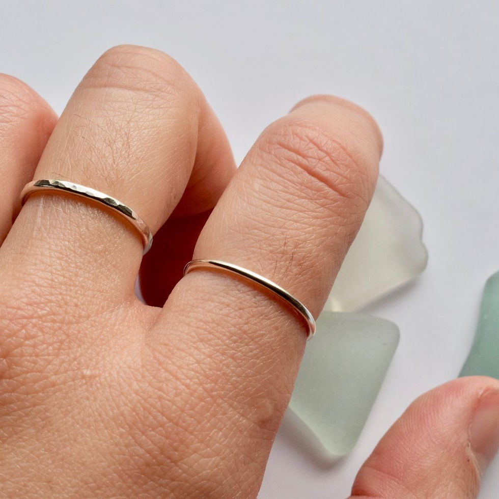 Thumbnail: Delicate recycled silver ring