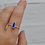 Thumbnail: Cobalt seaglass ring, UK size O