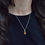 Thumbnail: Amber seaglass necklace