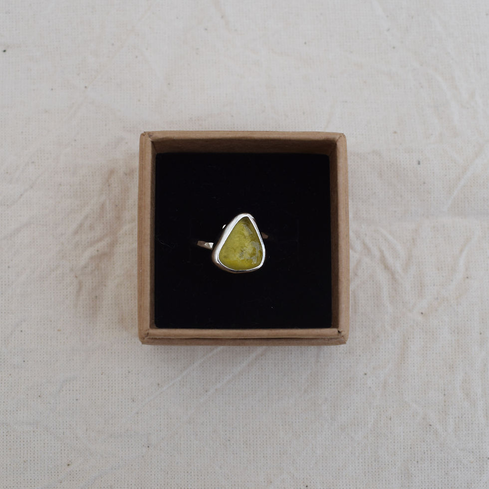 Thumbnail: Adjustable seaglass rings