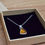 Thumbnail: Amber seaglass necklace