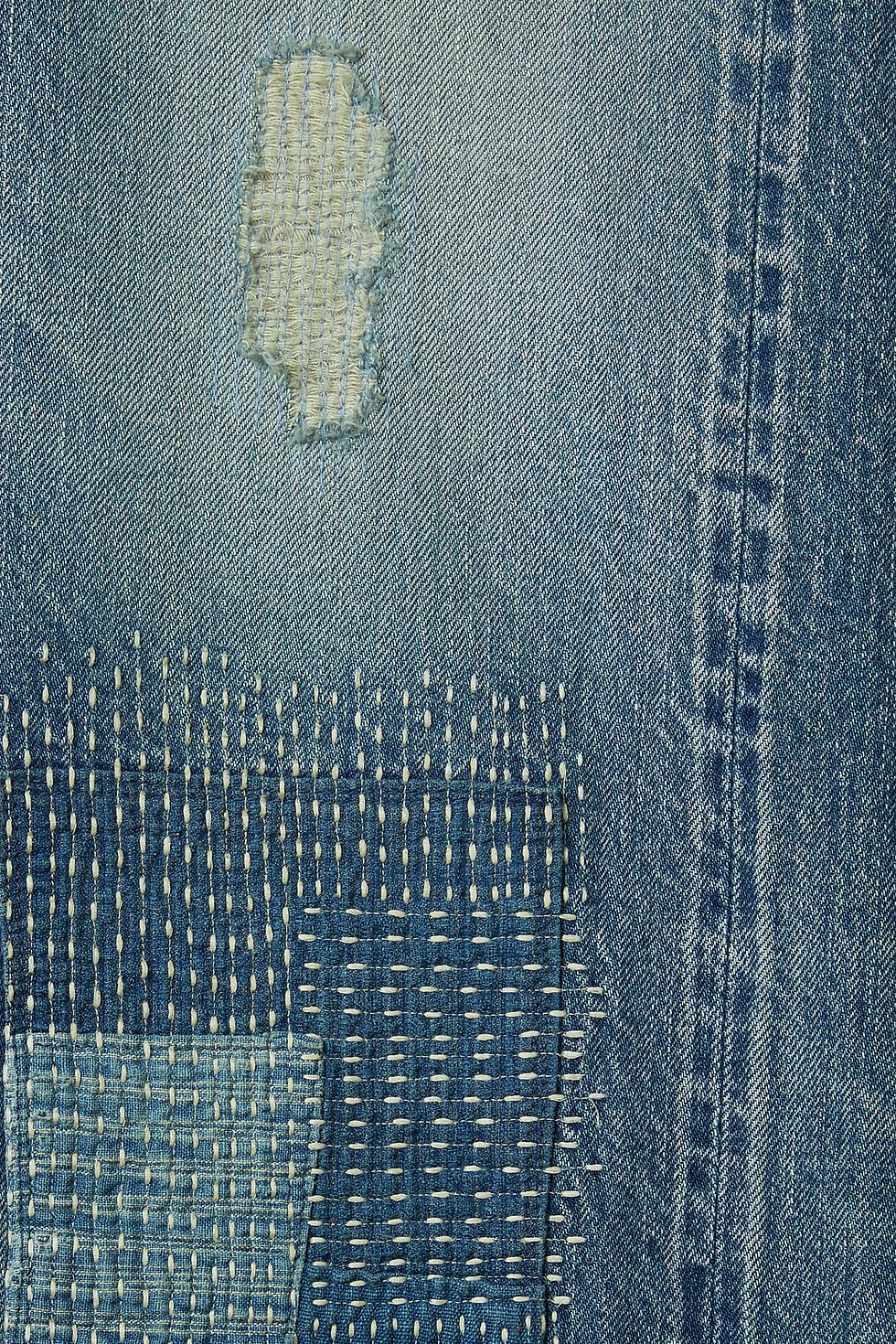 サムネイル： TSUGIHAGI SASHIKO DENIM PANTS