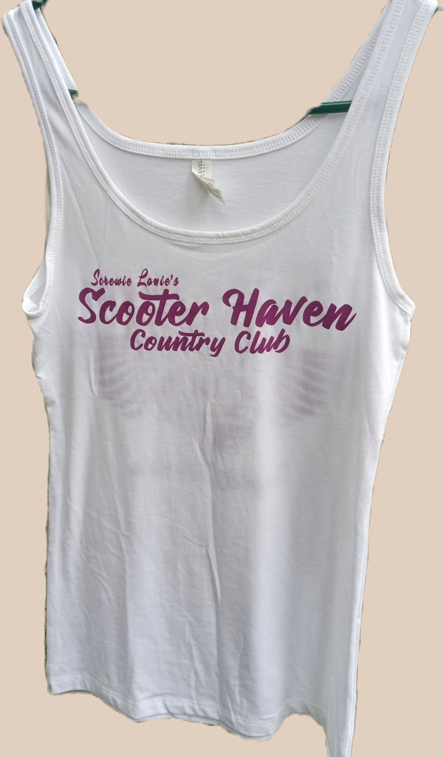 White Stay & Play Tank